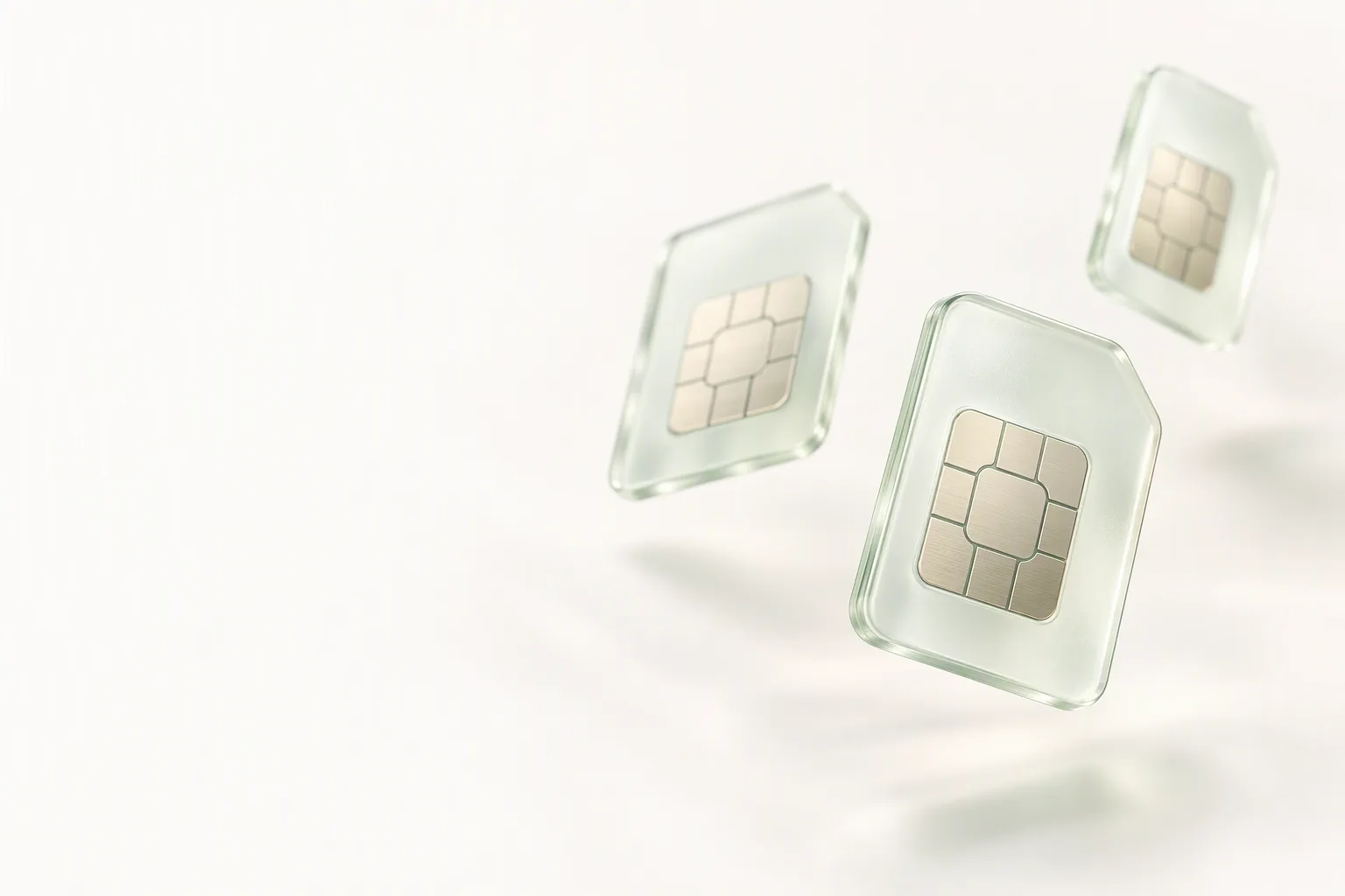玻璃质感 SIM 卡装饰
